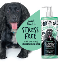 Bugalugs Tangle Tame 3-in-1 Hundeshampoo, Pflegespülung & Entfilzer – mit Avocado & Kokosnuss 500 ml