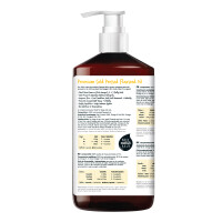 Bugalugs Leinsamenöl – 100 % pflanzliches Omega 3-6-9 Ergänzungsöl für Hunde & Katzen