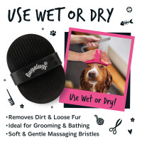 Bugalugs Bade- & Fellpflegebürste für Hunde...
