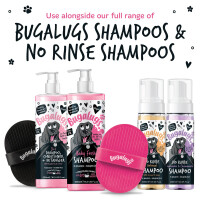 Bugalugs Bade- & Fellpflegebürste für Hunde und Katzen – Rosa oder Schwarz