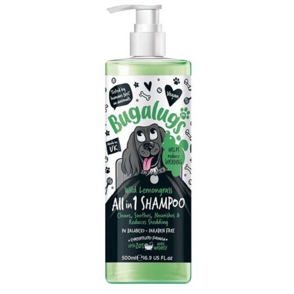 Bugalugs Hundeshampoo Wild Lemongrass Zitrone Orange 500 ml