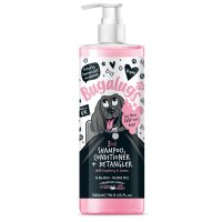 Bugalugs Hundeshampoo 3in1 Conditioner Entwirrer Himbeer...