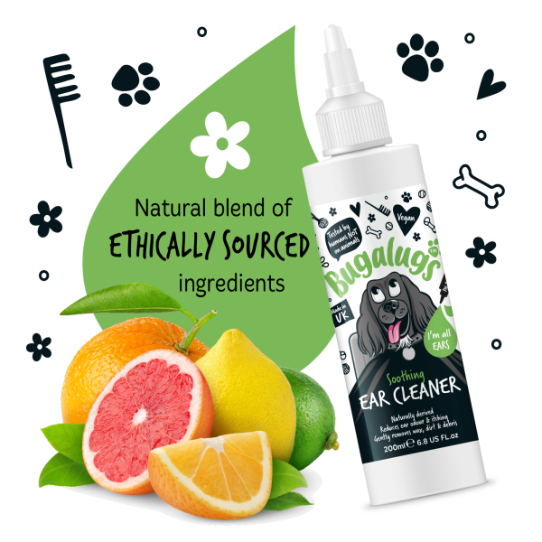 Bugalugs Hunde Ohrreiniger Ear Cleaner beruhigend
