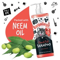 Bugalugs Katzenshampoo gegen Flöhe Zecken 500ml Pumpdosierer