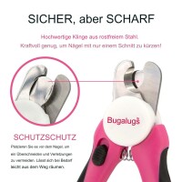 Bugalugs Nagelschere und Nagelfeile für Haustiere Hunde Katzen