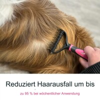 Bugalugs Hunde Katzen Knotenbürste Entfilzungsrechen gegen Knoten