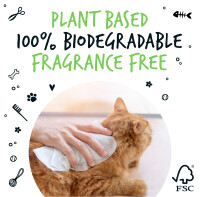 Bugalugs 110 Feuchttücher für Hunde Reinigungstücher vorbehandelt Spender