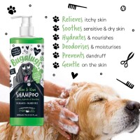 Bugalugs Aloe & Kiwi Hundeshampoo - Lang anhaltende Frische und Pflege