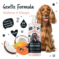 Bugalugs Papaya & Kokosnuss Hunde-Conditioner 500ml Fellpflege