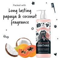 Bugalugs Papaya & Kokosnuss Hunde-Conditioner 500ml Fellpflege