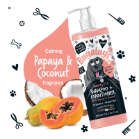 Bugalugs 2 in 1 Hundeshampoo + Conditioner - Papaya & Kokosnuss