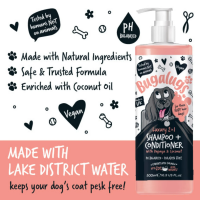 Bugalugs 2 in 1 Hundeshampoo + Conditioner - Papaya & Kokosnuss