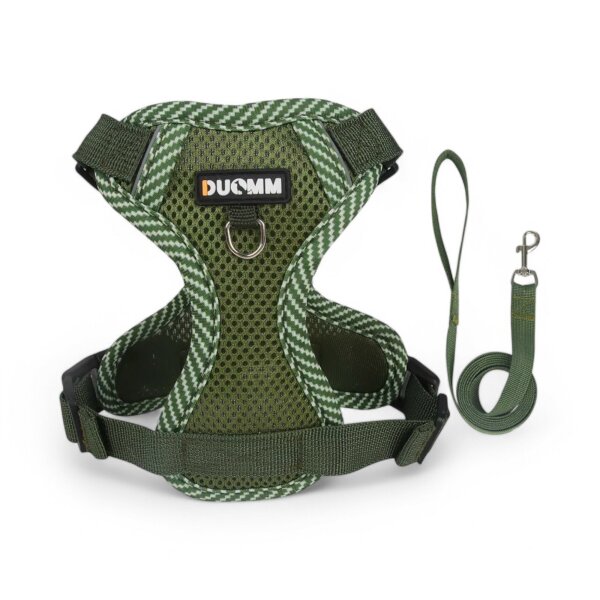 Verstellbares Hunde-Geschirr-Set aus atmungsaktivem Mesh mit Leine (4 Größen)